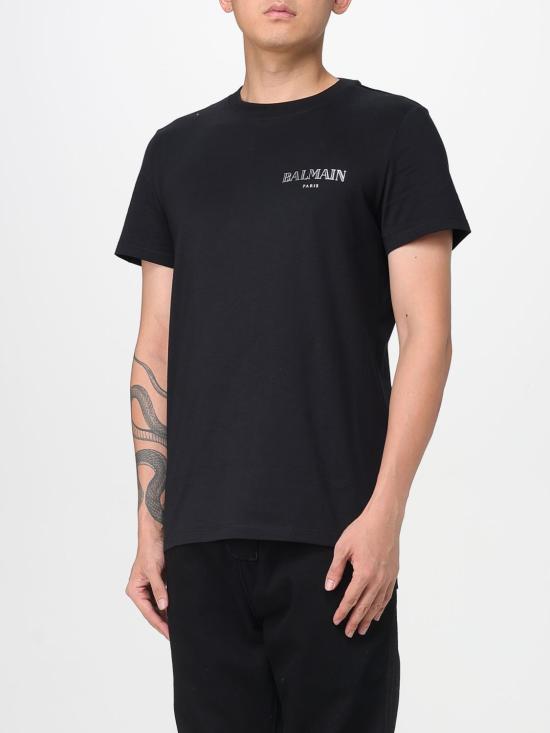25FW 발망 반팔 티셔츠 FH1EF000GD84 EAC Multicolor - BALMAIN