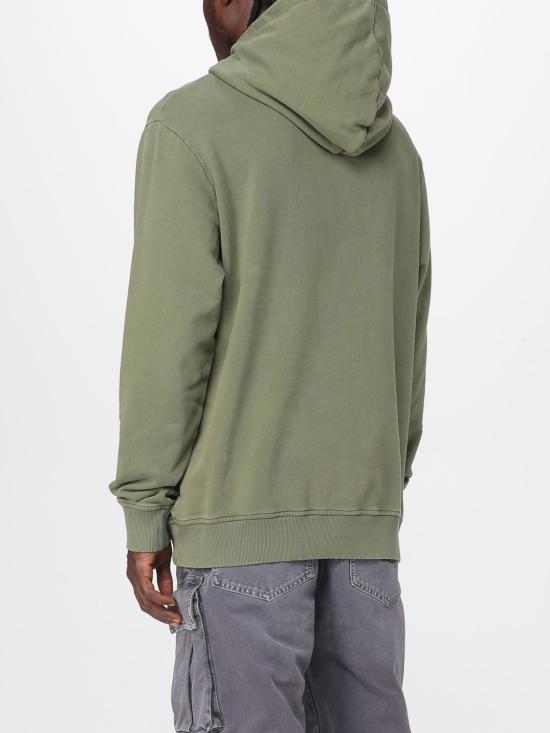 25FW 발망 긴팔 티셔츠 FH1JT047BC72 UIA Kaki - BALMAIN