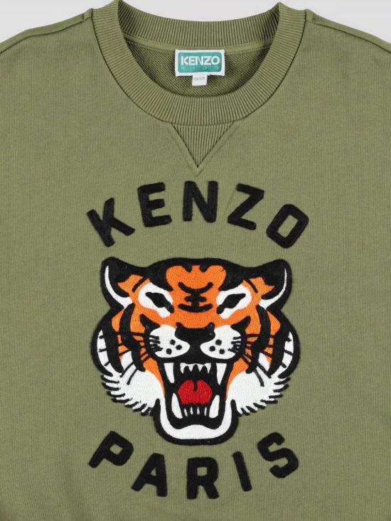 25FW [키즈] 겐조 풀오버 K61432 64T Green - KENZO