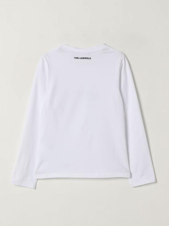 25FW [키즈] 칼라거펠트 티셔츠 Z30938 10P White - KARL LAGERFELD