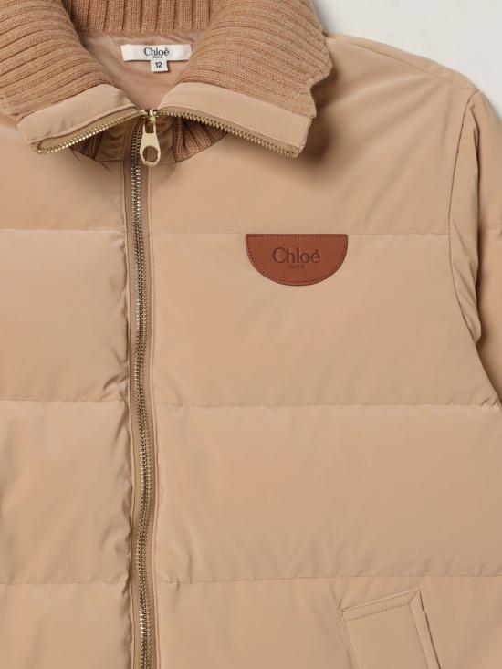 25FW [키즈] 끌로에 캐주얼 자켓 C20663 231 Beige - CHLOE
