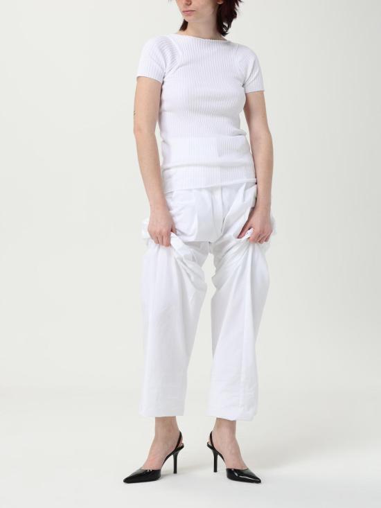 25FW 스포트막스 스웨터 2512361042600 001 White - SPORTMAX