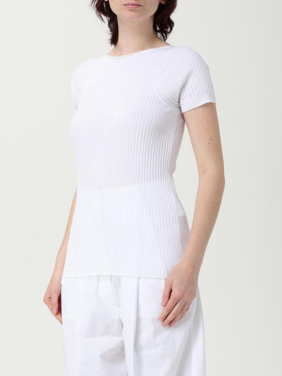 25FW 스포트막스 스웨터 2512361042600 001 White - SPORTMAX