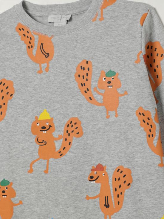 25FW [키즈] 스텔라 맥카트니 풀오버 TX4R10Z3159 807MC Grey - STELLA MCCARTNEY