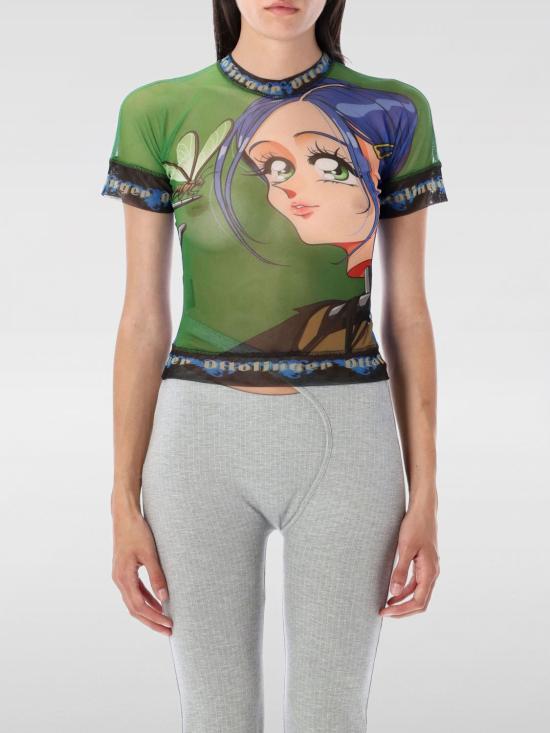 25FW 오토링거 반팔 티셔츠 10110040105 PRIGRN Multicolor