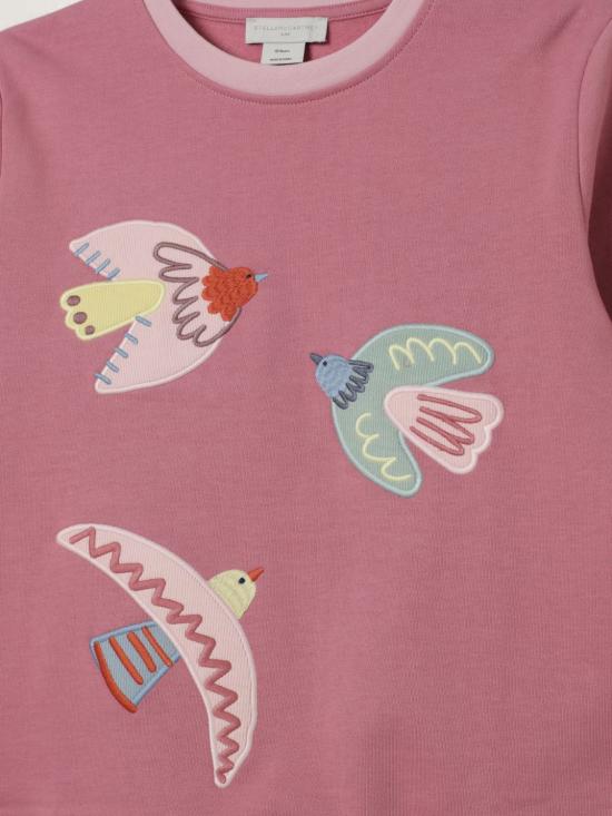 25FW [키즈] 스텔라 맥카트니 풀오버 TX4A70Z3059 51I Pink - STELLA MCCARTNEY