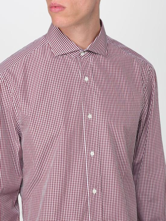 25FW 브루넬로 쿠치넬리 긴팔 셔츠 MY6451718 C038 Burgundy - BRUNELLO CUCINELLI
