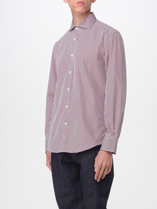 25FW 브루넬로 쿠치넬리 긴팔 셔츠 MY6451718 C038 Burgundy - BRUNELLO CUCINELLI