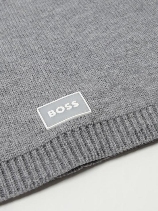 25FW [키즈] 보스 스카프 J52667 A46 Grey - BOSS