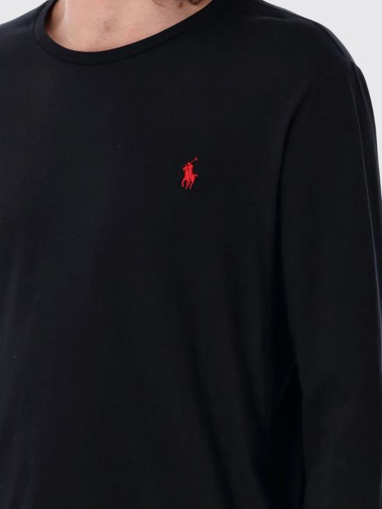 25FW 폴로 랄프로렌 긴팔 티셔츠 710671468 001 Black - POLO RALPH LAUREN