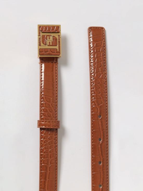 25FW 엘리자베타프랜치 레귤러 벨트 CT47S 027 Brown - ELISABETTA FRANCHI