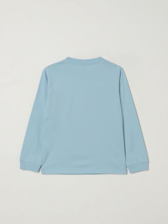 25FW [키즈] 스텔라 맥카트니 티셔츠 TX8R00Z0434 670C Gnawed Blue - STELLA MCCARTNEY