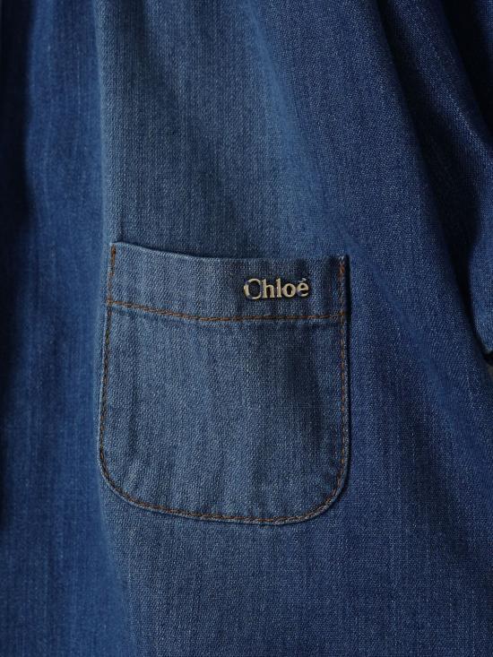 25FW [키즈] 끌로에 점프수트 C20720 Z10 Denim - CHLOE