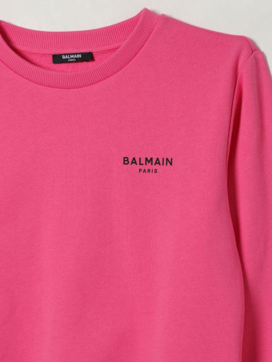 25FW [키즈] 발망 풀오버 BX4P30Z3183 51PNE Fuchsia - BALMAIN
