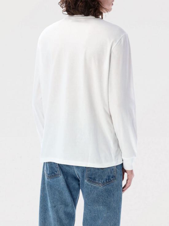25FW 폴로 랄프로렌 긴팔 티셔츠 710671468 004 White - POLO RALPH LAUREN