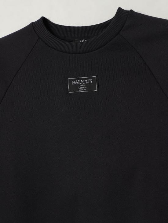 25FW [키즈] 발망 풀오버 BX4P70Z3183 621 Blue - BALMAIN