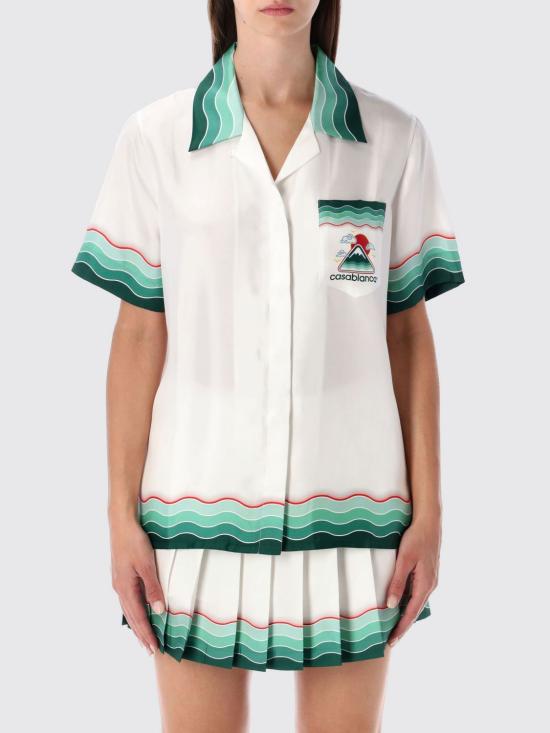 25FW 카사블랑카 셔츠 WPF25SH2000 5 White