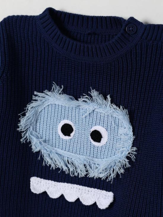 25FW [키즈] 스텔라 맥카트니 풀오버 TX9510Z1528 633 Water - STELLA MCCARTNEY