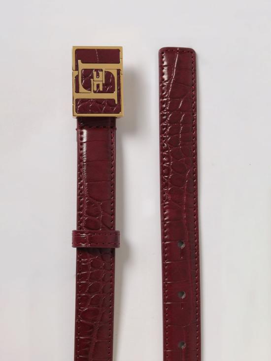 25FW 엘리자베타프랜치 레귤러 벨트 CT47S EA4 Red - ELISABETTA FRANCHI