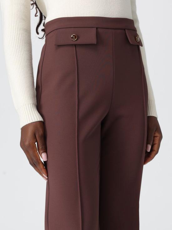 25FW 엘리자베타프랜치 스트레이트 팬츠 PA121 EA3 Brown - ELISABETTA FRANCHI