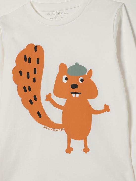 25FW [키즈] 스텔라 맥카트니 티셔츠 TX8R20Z0434 101 White - STELLA MCCARTNEY