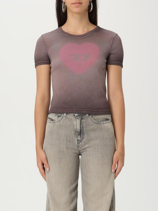 25FW 디젤 반팔 티셔츠 A128360SQAD 7FG Dark