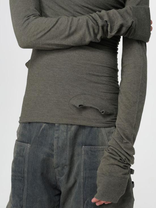 25FW 릭 오웬스 스웨터 RU02E1262JR 25 Green - RICK OWENS