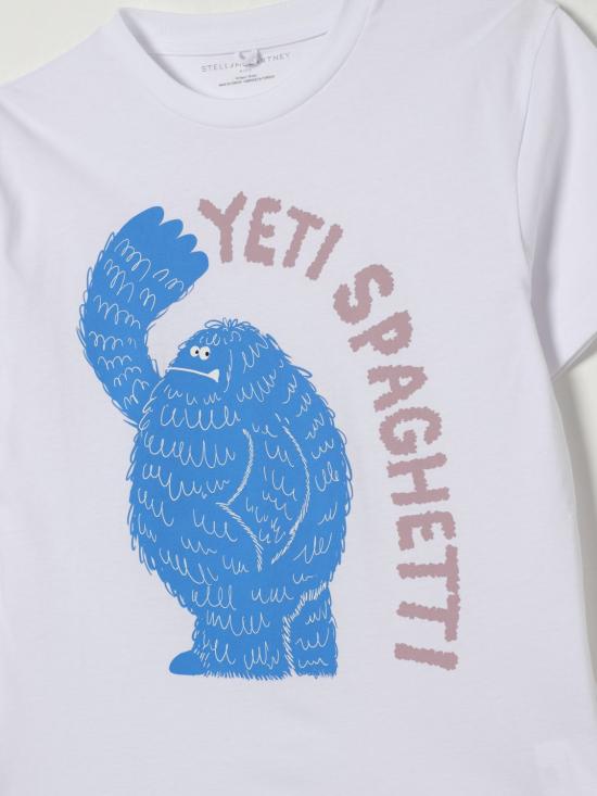 25FW [키즈] 스텔라 맥카트니 티셔츠 TX8Q81Z0434 100 White - STELLA MCCARTNEY