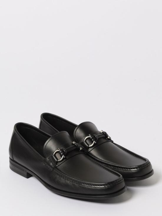 25FW 살바토레 페라가모 ALAIN 알랭 간치니 로퍼 02A040 784274 001 Black - SALVATORE FERRAGAMO