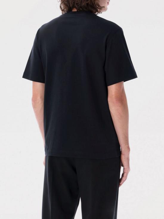 25FW 버버리 EKD 로고 프린트 코튼 숏슬리브 티셔츠 8095058 Black - BURBERRY