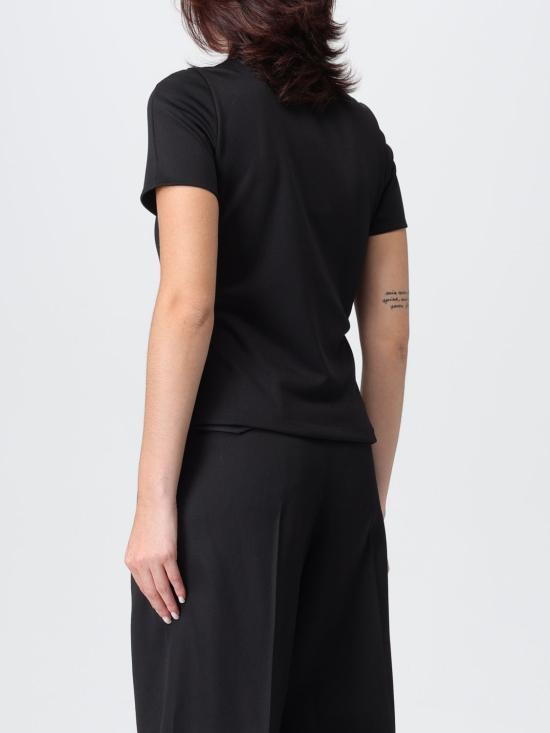 25FW 쿠레쥬 반팔 티셔츠 325JTO446JS0250 9999 Black - COURREGES