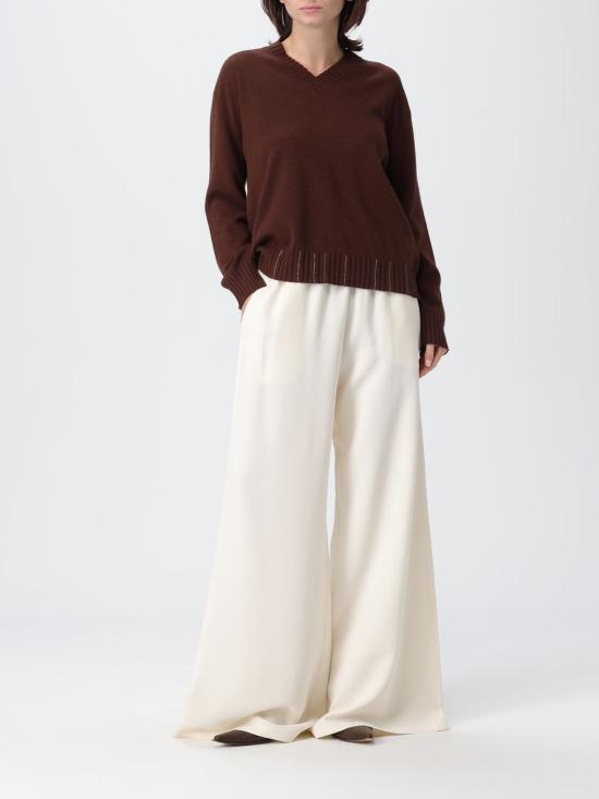 25FW 파비아나 필리피 플래티넘 스웨터 MAD215F015L517 1269 Brown - FABIANA FILIPPI