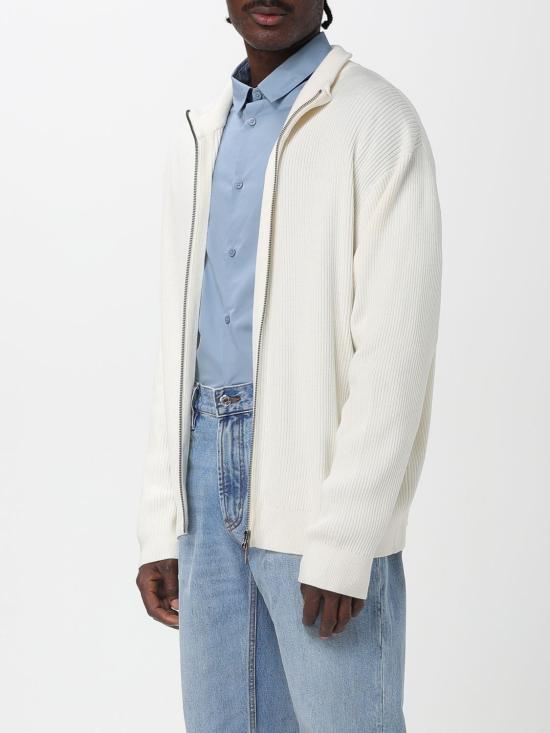 25FW 알마니 스웨터 XM000912AF10348 U0009 White - ARMANI