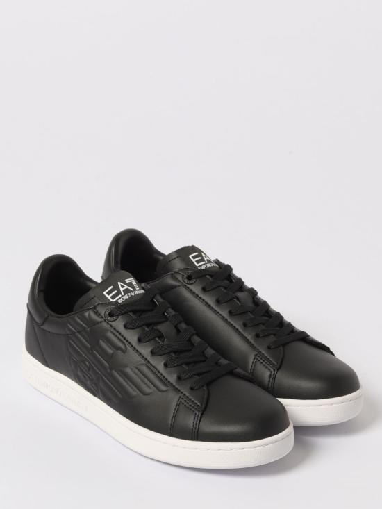 25FW 엠포리오 아르마니 스니커즈 7X000331AF10848 UC001 Black 1 - EMPORIO ARMANI