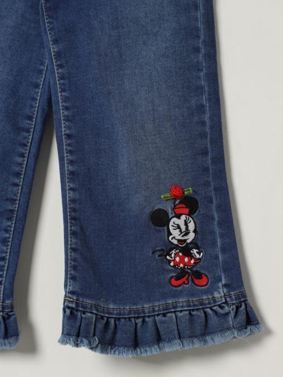 25FW [키즈] 모나리자 진 19F417NP6043 0055 Denim - MONNALISA