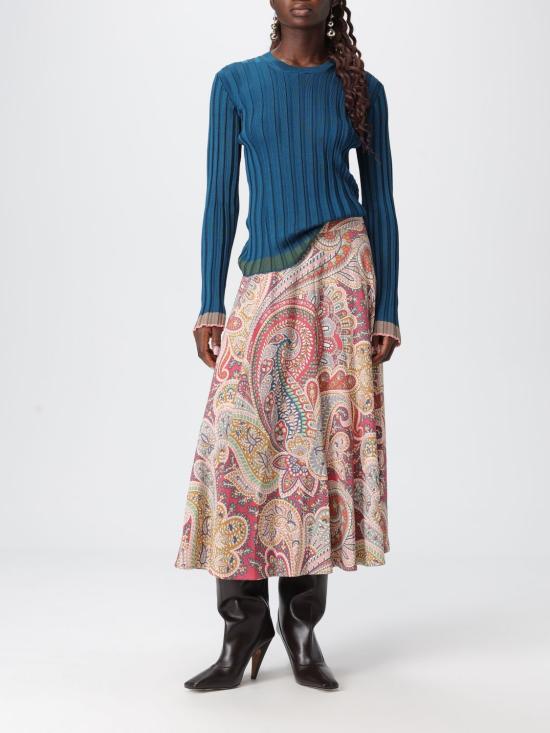 25FW 에트로 롱 스커트 WRFA013299SADF5 X0867 Multicolor - ETRO