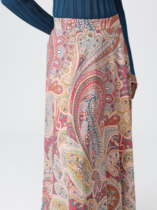 25FW 에트로 롱 스커트 WRFA013299SADF5 X0867 Multicolor - ETRO