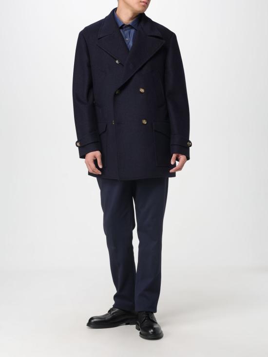 25FW 브루넬로 쿠치넬리 코트 MY4967029 CX200 Blue - BRUNELLO CUCINELLI