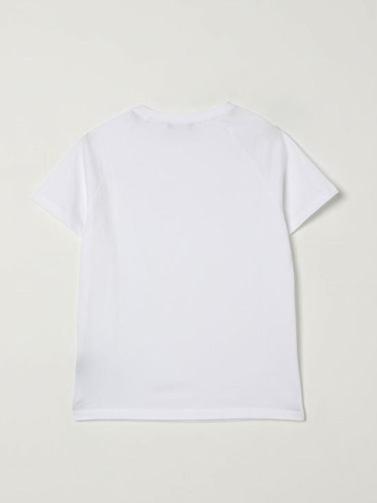 25FW [키즈] 발망 티셔츠 BX8R31Z3186 100MC White - BALMAIN