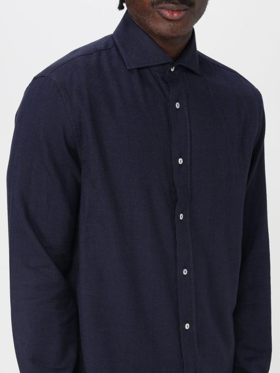 25FW 브루넬로 쿠치넬리 셔츠 MY6370627 C019 Blue - BRUNELLO CUCINELLI