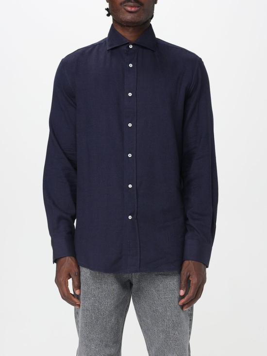 25FW 브루넬로 쿠치넬리 셔츠 MY6370627 C019 Blue