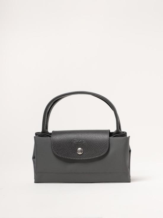 26SS 롱샴 르 플리아쥬 그린 스몰 탑 핸들 백 L1621 919 P66 Grey - LONGCHAMP