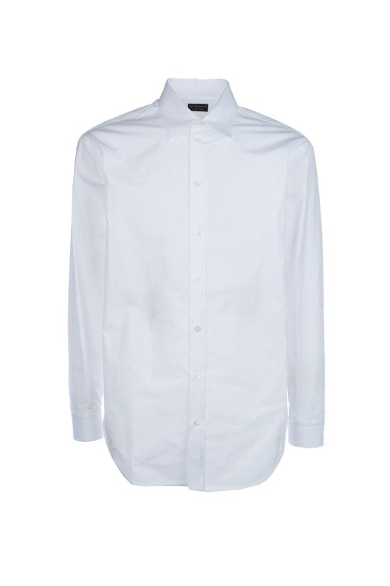 25FW 발렌시아가 스탠다드 셔츠 850808TTM12 9000 WHITE