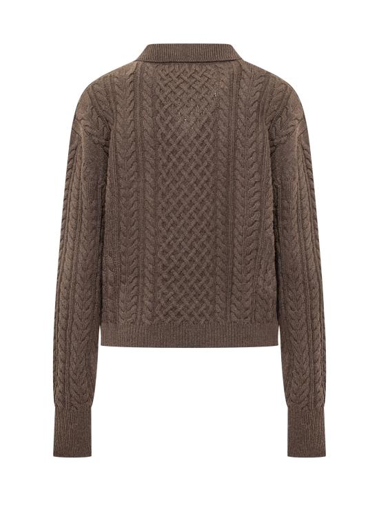 25FW 데 펨메스 스웨터 D735KW D0401 CHOCOLATE - DES PHEMMES