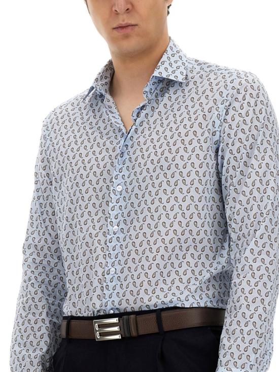  에트로 긴팔 셔츠 MRIB0001 99SA5A6X0880 Blue - ETRO