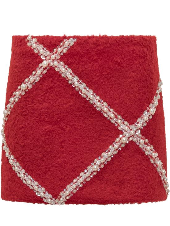 25FW 데 펨메스 숏 스커트 D207PT D0305 RUBIS