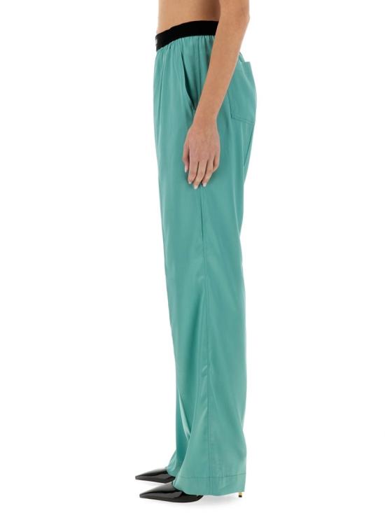  톰포드 로고 밴딩 파자마 팬츠 PAW397 FAX881FG336 Green - TOMFORD