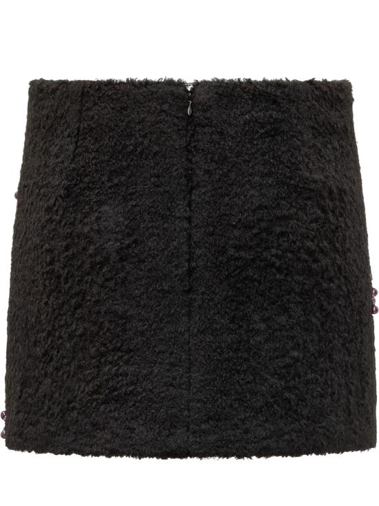 25FW 데 펨메스 숏 스커트 D207PT D0901 NOIR - DES PHEMMES