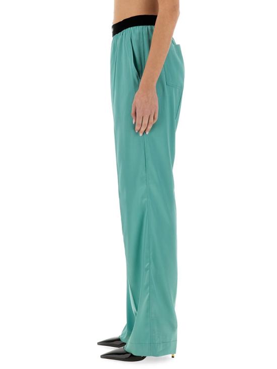 26FW 톰포드 로고 밴딩 파자마 팬츠 PAW397 FAX881FG336 GREEN - TOMFORD