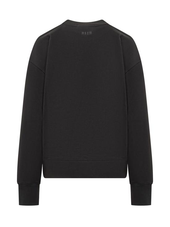 25FW 엠에스지엠 긴팔 티셔츠 3941MDM93257799 99 BLACK - MSGM